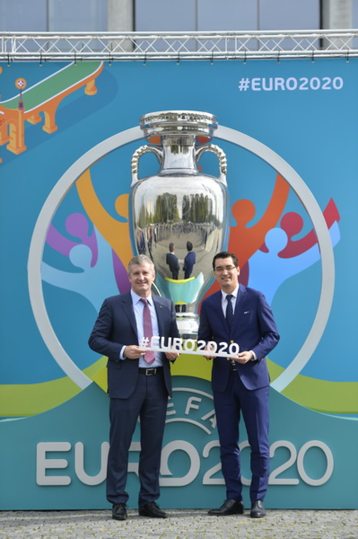 VIDEO+FOTO Astăzi s-a lansat logo-ul EURO 2020 în București! Evenimentul are loc la Arena Națională