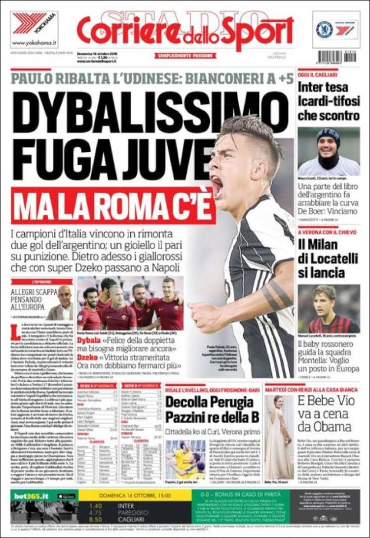 Ce scriu azi ziarele de sport din lume (16 octombrie 2016)