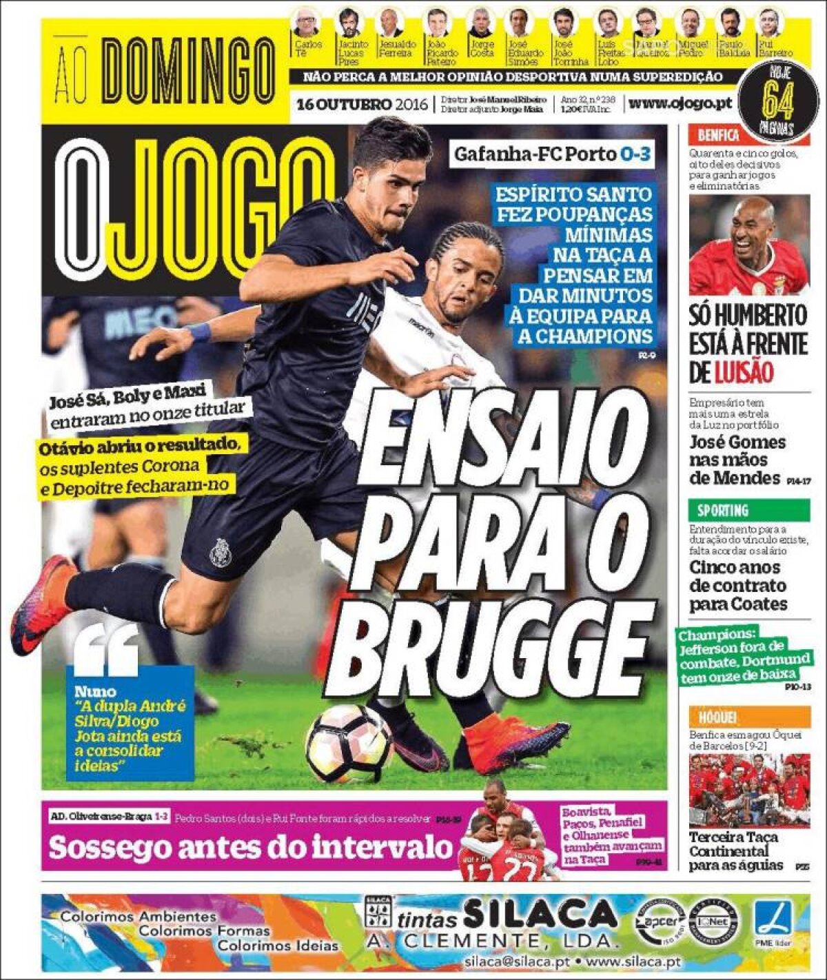 Ce scriu azi ziarele de sport din lume (16 octombrie 2016)