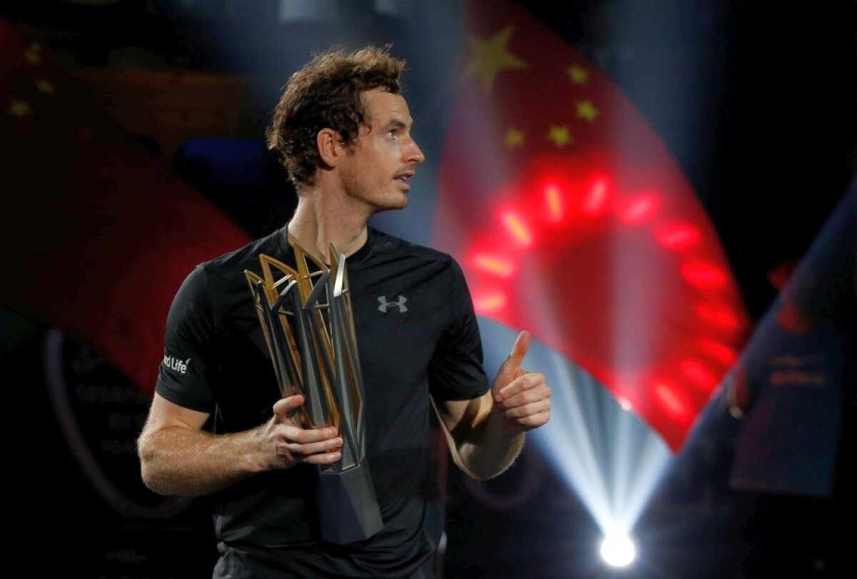 GALERIE FOTO Andy Murray a triumfat în China! A câștigat Mastersul de la Shanghai