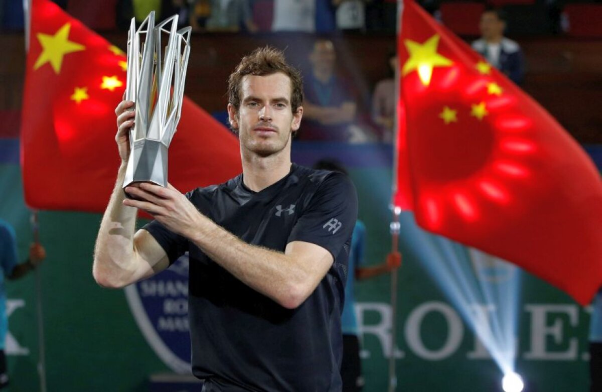 GALERIE FOTO Andy Murray a triumfat în China! A câștigat Mastersul de la Shanghai