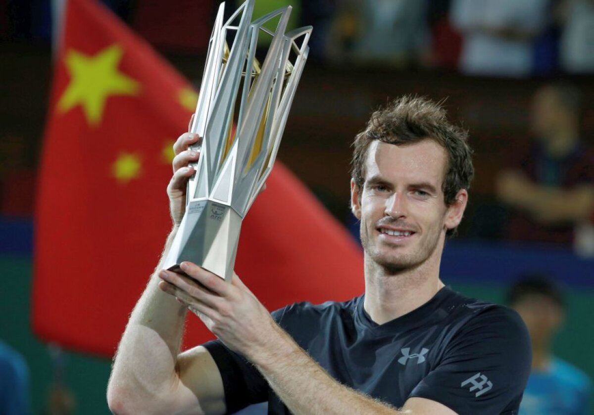 GALERIE FOTO Andy Murray a triumfat în China! A câștigat Mastersul de la Shanghai