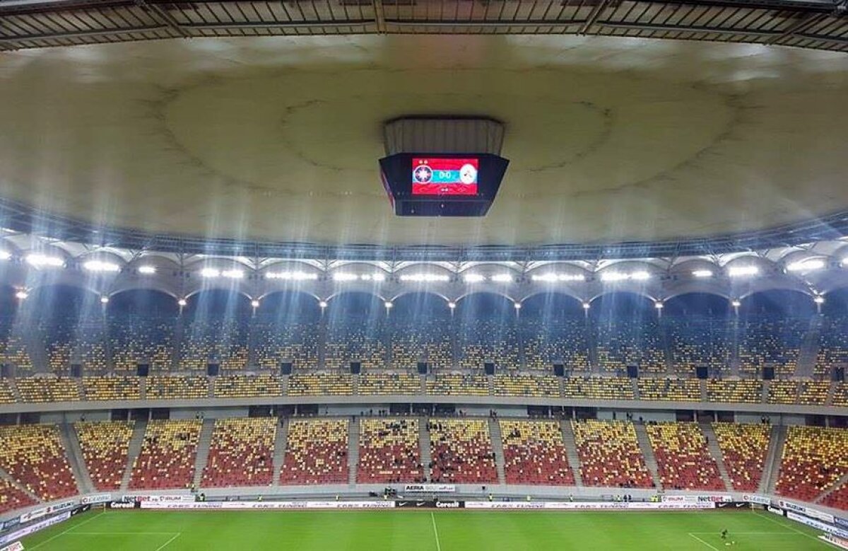 FOTO Rezistă noul gazon de pe Arena Națională? Cum se prezintă suprafața de joc înaintea meciului