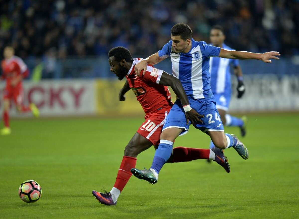 FOTO + VIDEO CS U Craiova o bate pe Dinamo, 2-1, și se apropie la 3 puncte de liderul Steaua » "Câinii" au ajuns la al treilea eșec consecutiv și se scufundă în clasament