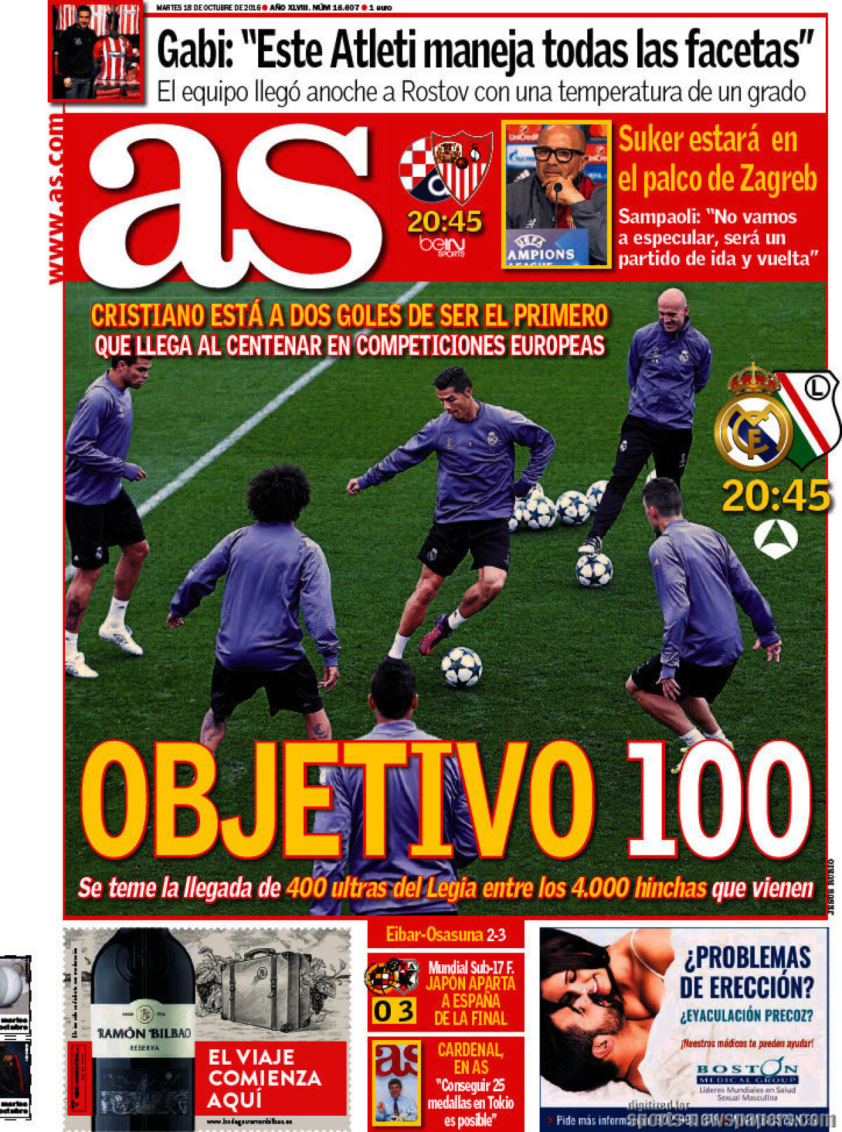 Ce scriu azi ziarele de sport din lume (18 octombrie 2016)