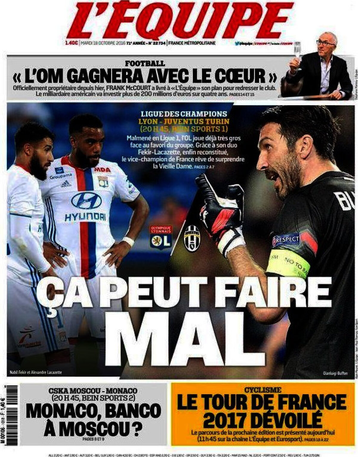 Ce scriu azi ziarele de sport din lume (18 octombrie 2016)