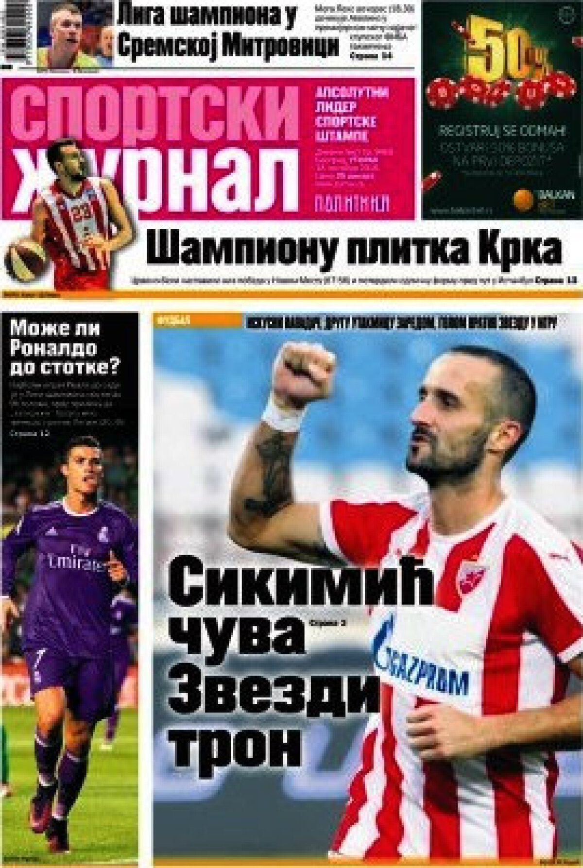 Ce scriu azi ziarele de sport din lume (18 octombrie 2016)