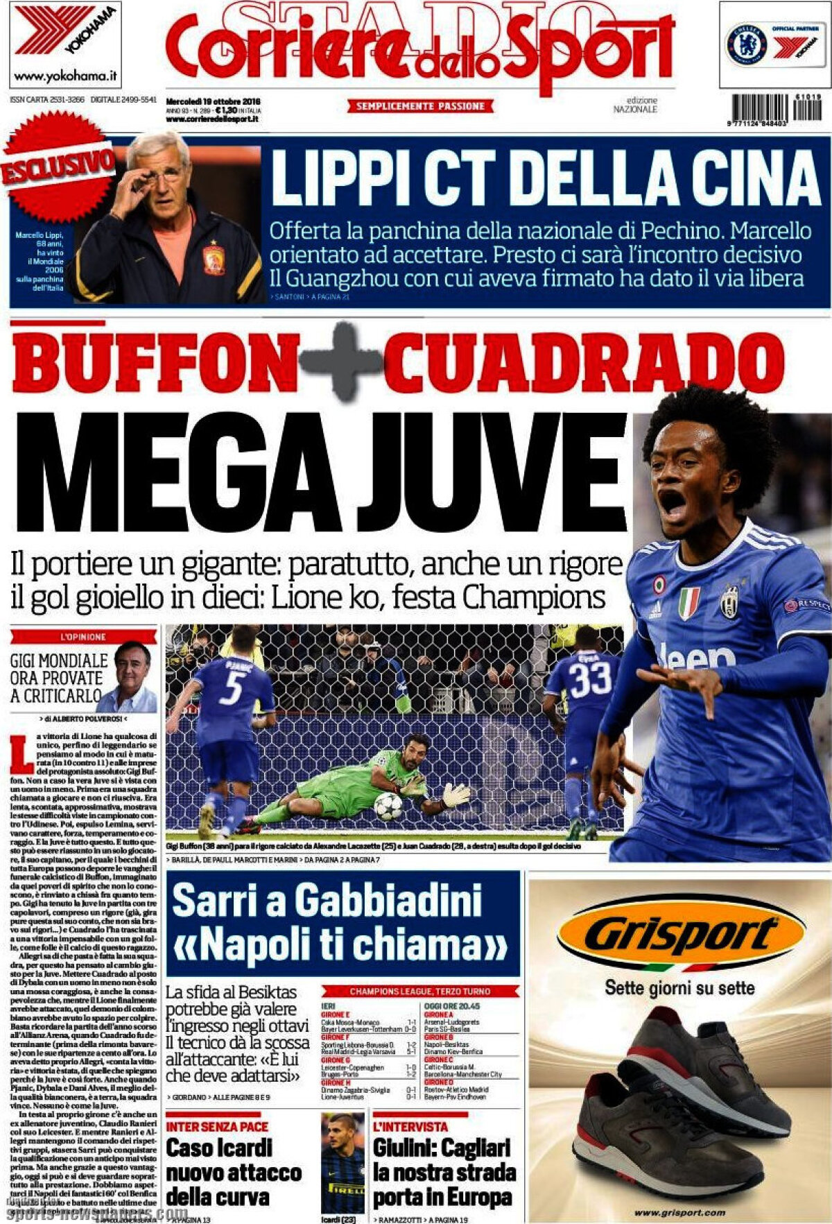 Ce scriu azi ziarele de sport din lume (19 octombrie 2016)