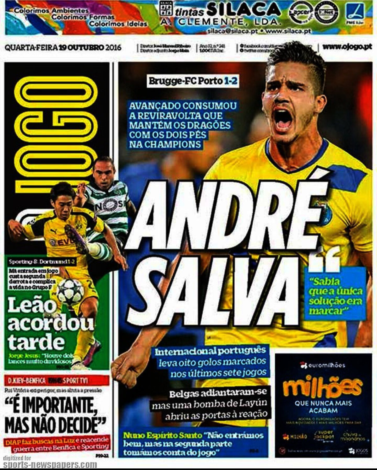 Ce scriu azi ziarele de sport din lume (19 octombrie 2016)