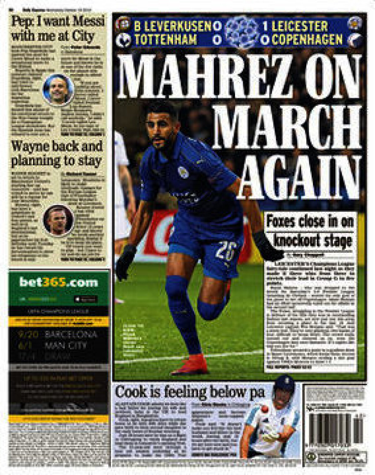 Ce scriu azi ziarele de sport din lume (19 octombrie 2016)