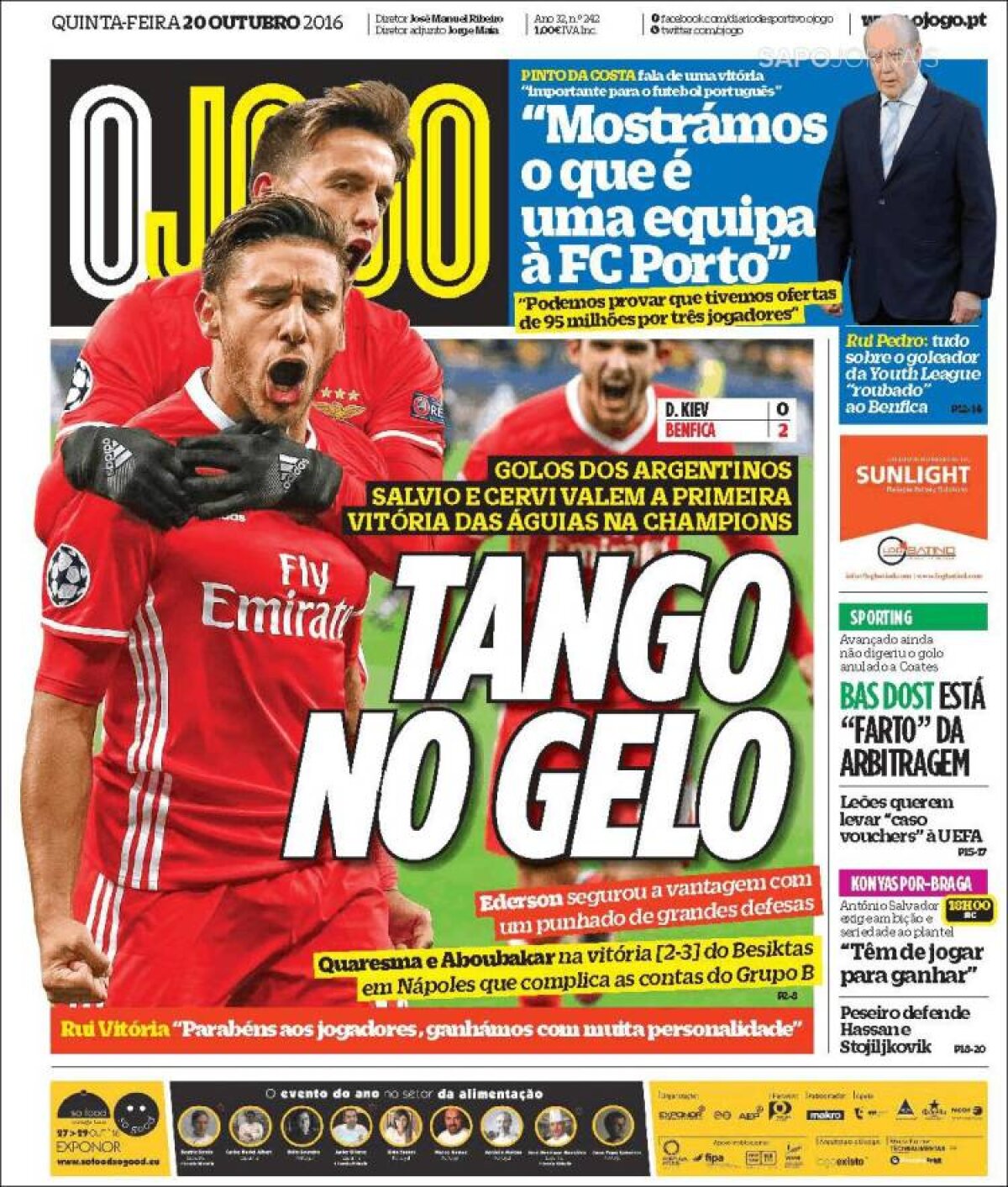 Ce scriu azi ziarele de sport din lume (20 octombrie 2016)