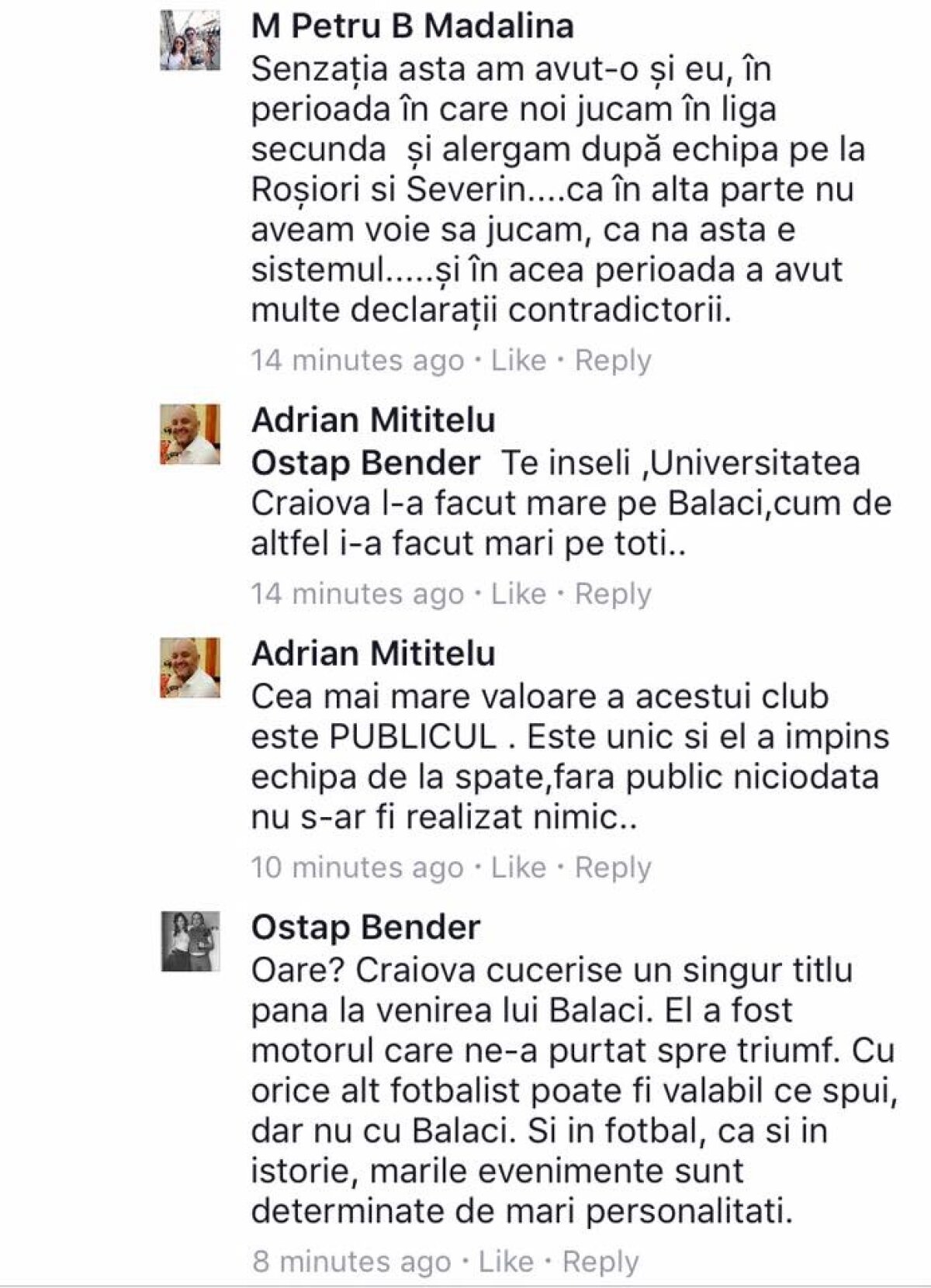 Război între Mititelu și Ilie Balaci! "Omul e bolnav! A venit de la Booveni! Nici nu știa unde e Craiova pe hartă" / "E îmbibat în alcool" 