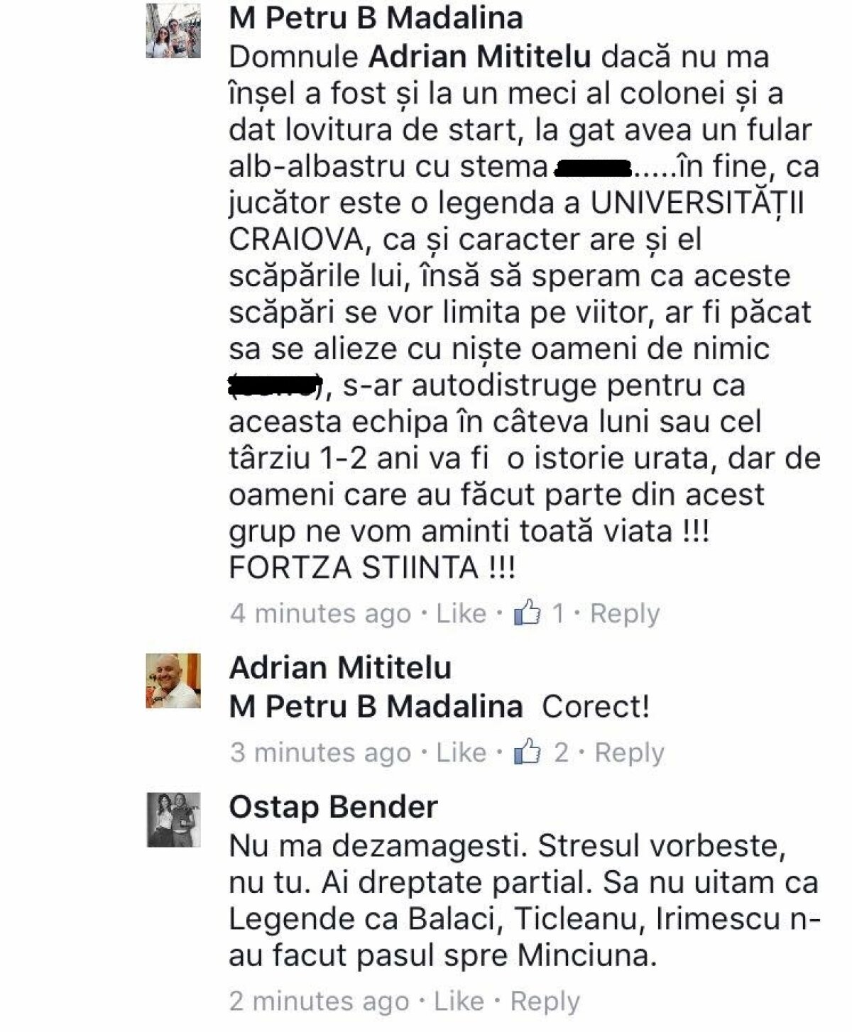 Război între Mititelu și Ilie Balaci! "Omul e bolnav! A venit de la Booveni! Nici nu știa unde e Craiova pe hartă" / "E îmbibat în alcool" 