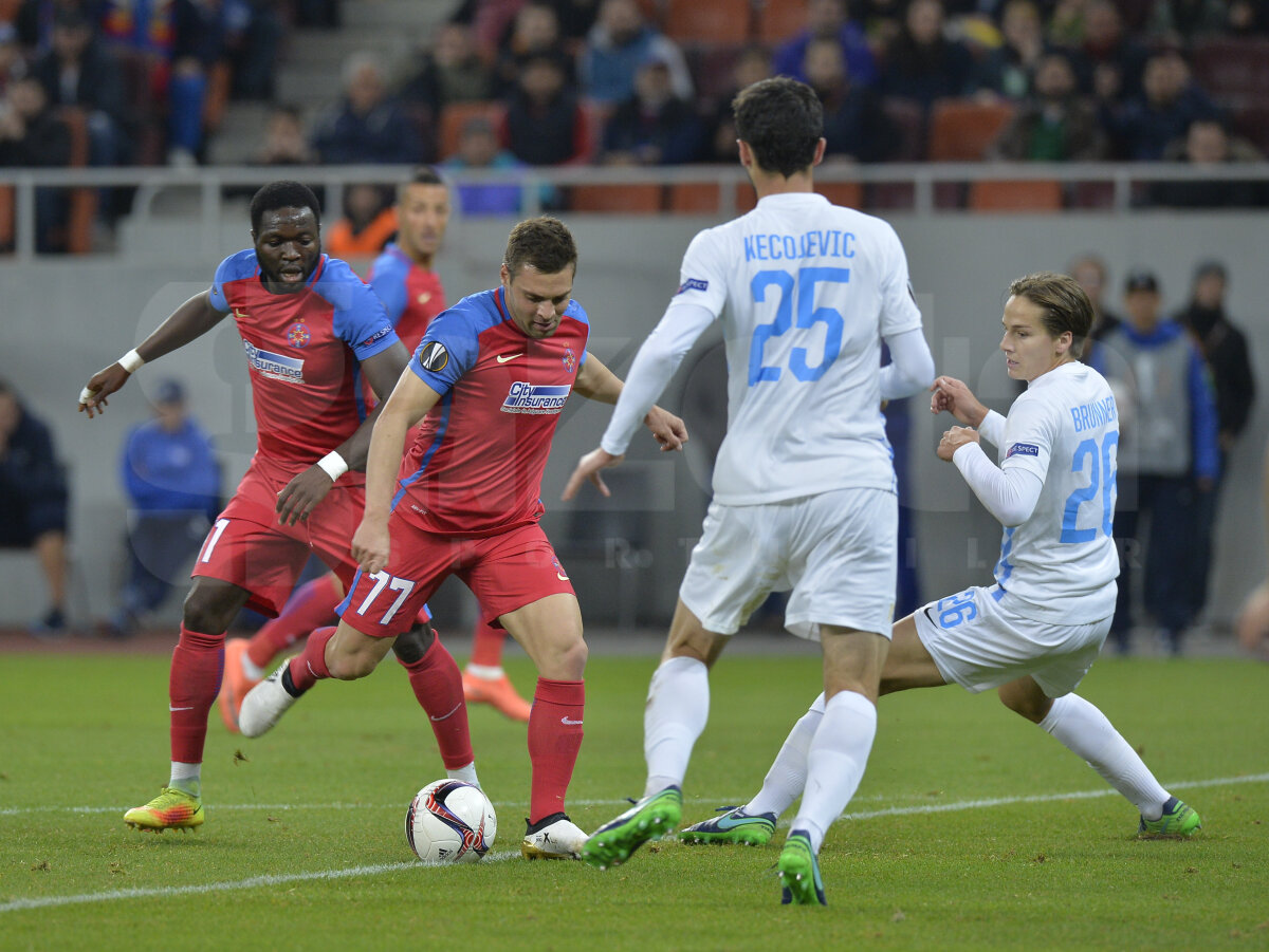  VIDEO Steaua - FC Zurich 1-1 » Echipa roș-albastră rămâne fără victorie în grupă și cu șanse mici de a prinde primăvara europeană