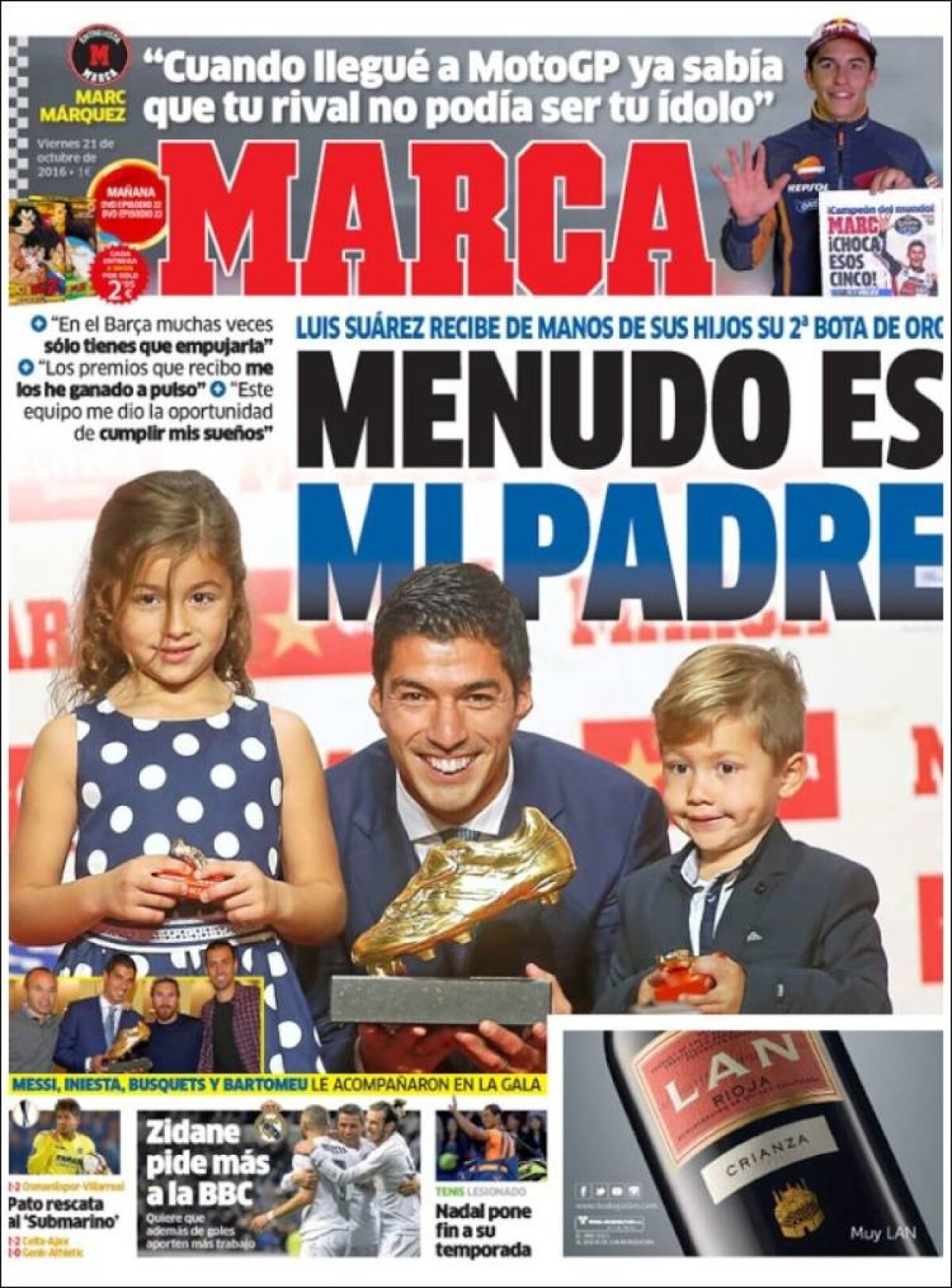 Ce scriu azi ziarele de sport din lume (21 octombrie 2016)