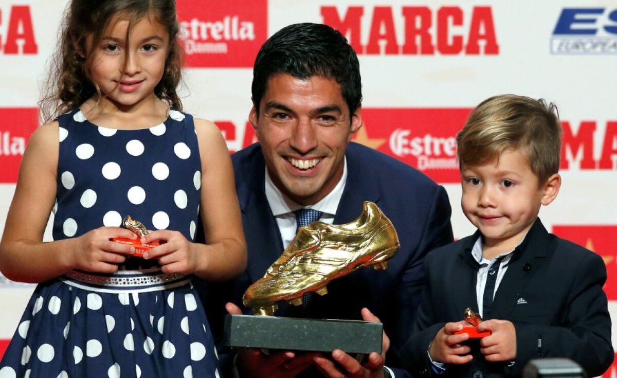 GALERIE FOTO Liverpool sau Barcelona? Luis Suarez a ridicat Gheata de Aur și a ales: "Acolo mă retrag!"