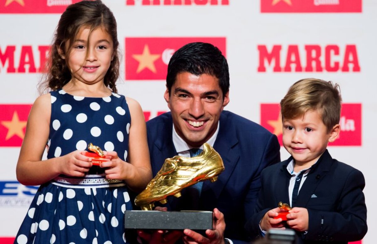 GALERIE FOTO Liverpool sau Barcelona? Luis Suarez a ridicat Gheata de Aur și a ales: "Acolo mă retrag!"