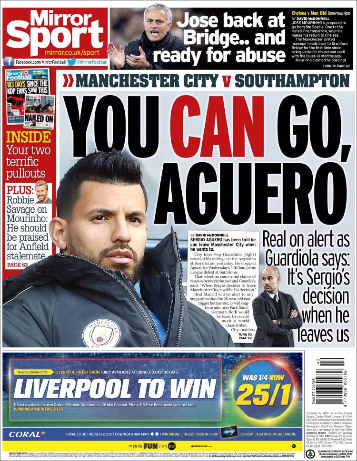 Ce scriu azi ziarele de sport din lume (22 octombrie 2016)