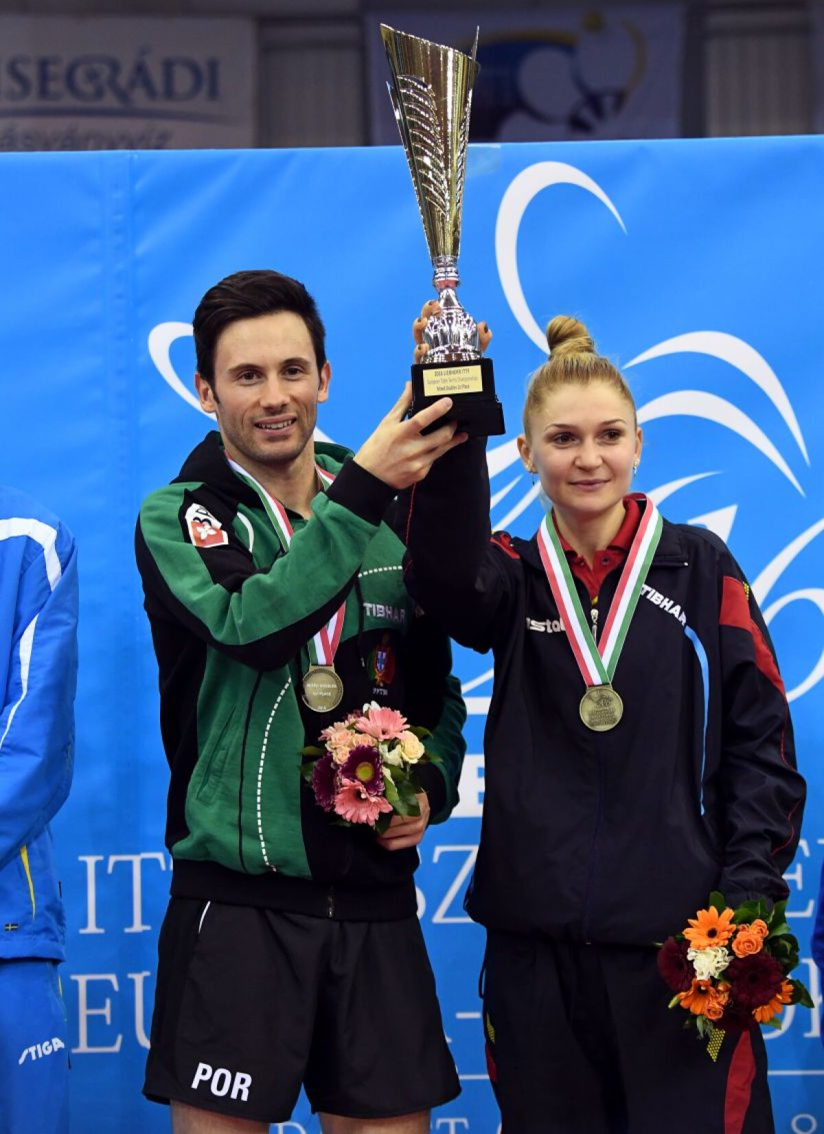 Mariaj de aur » Daniela Dodean şi Joao Monteiro au devenit primul cuplu căsătorit învingător în întrecerea de mixt a Campionatelor Europene