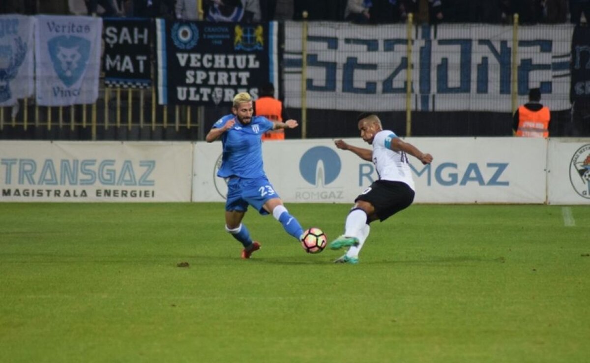 VIDEO + FOTO Partidă spectaculoasă, cu 4 goluri, la Mediaș! CS U Craiova ratează din nou șansa de a o egala pe Steaua în clasament