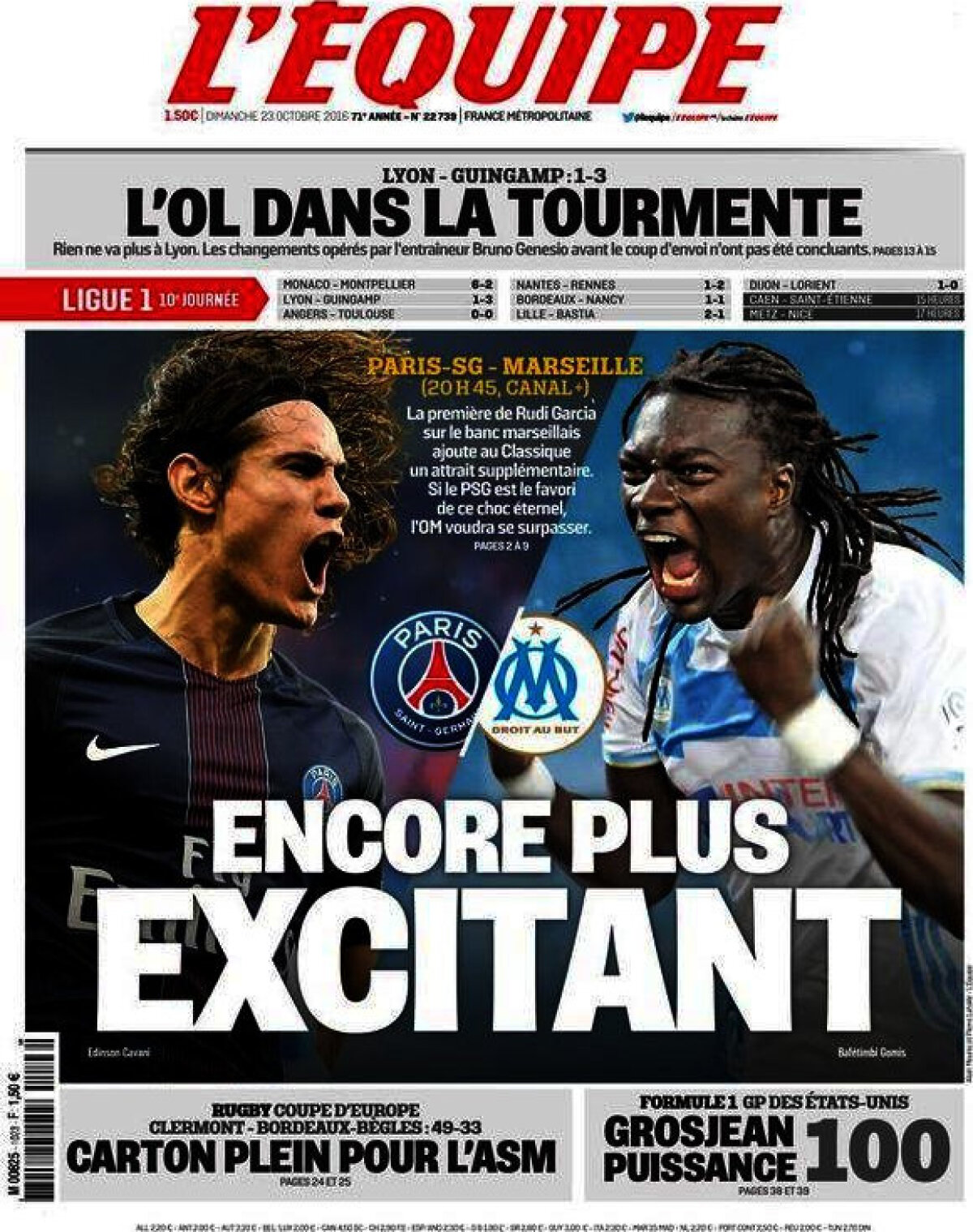 Ce scriu azi ziarele de sport din lume (23 octombrie 2016)