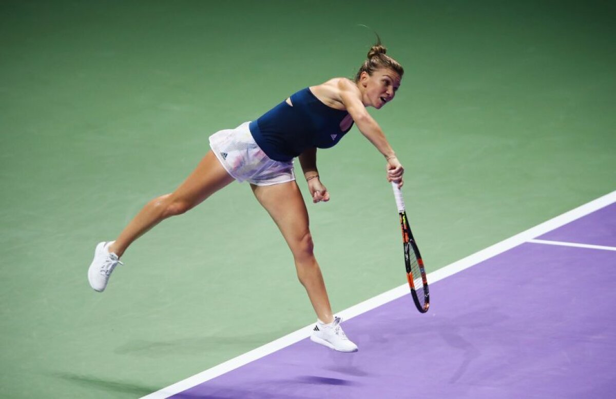 FOTO Simona Halep a învins-o Madison Keys, în deschidere la Turneul Campioanelor 