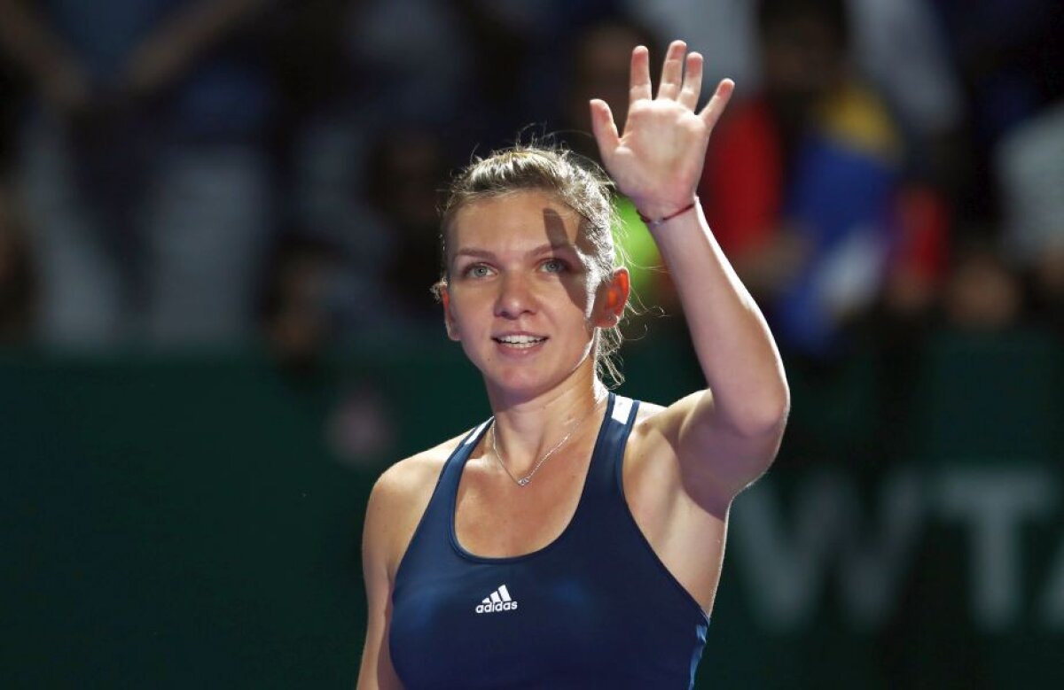 FOTO Simona Halep a învins-o Madison Keys, în deschidere la Turneul Campioanelor 