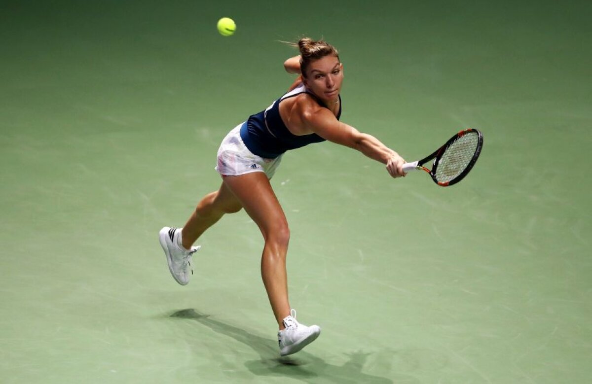 FOTO Simona Halep a învins-o Madison Keys, în deschidere la Turneul Campioanelor 