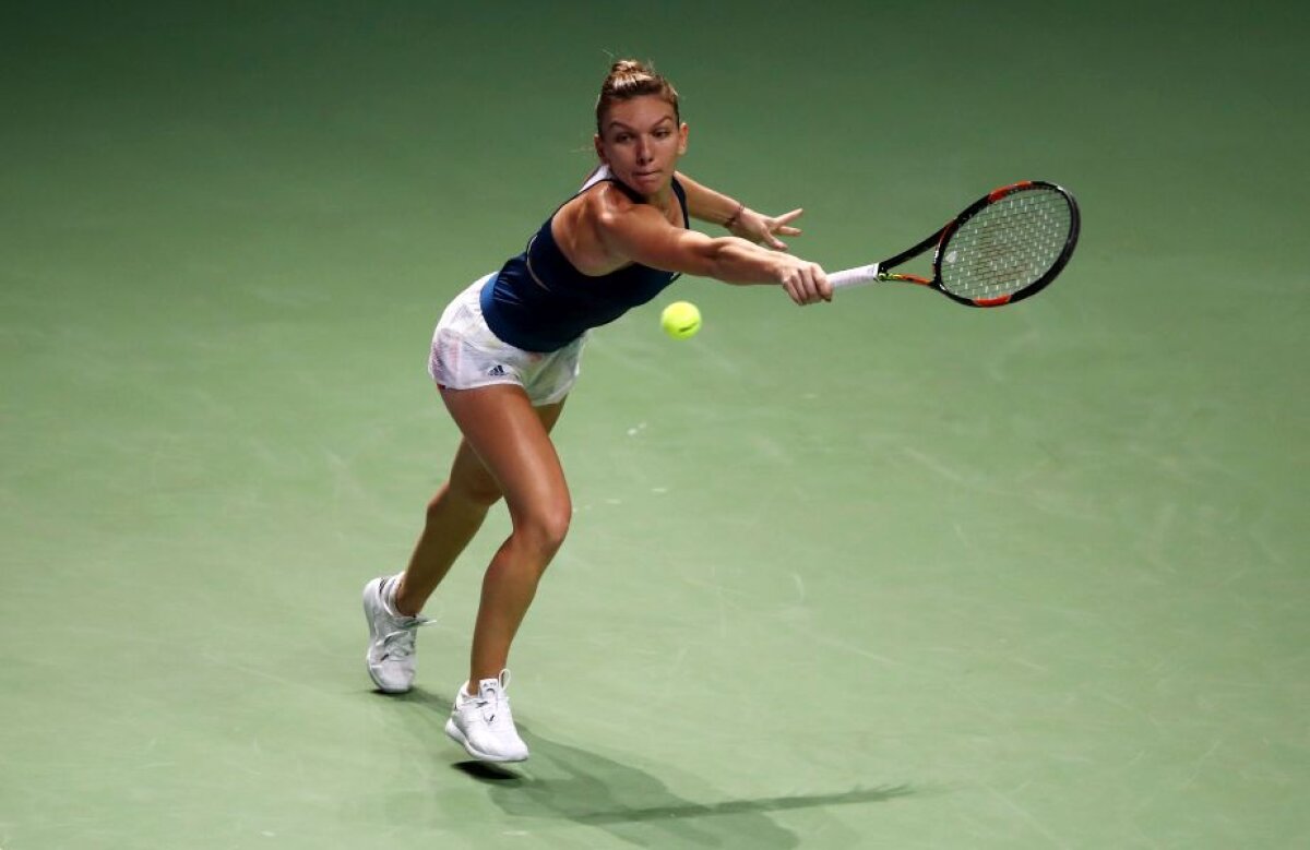 FOTO Simona Halep a învins-o Madison Keys, în deschidere la Turneul Campioanelor 