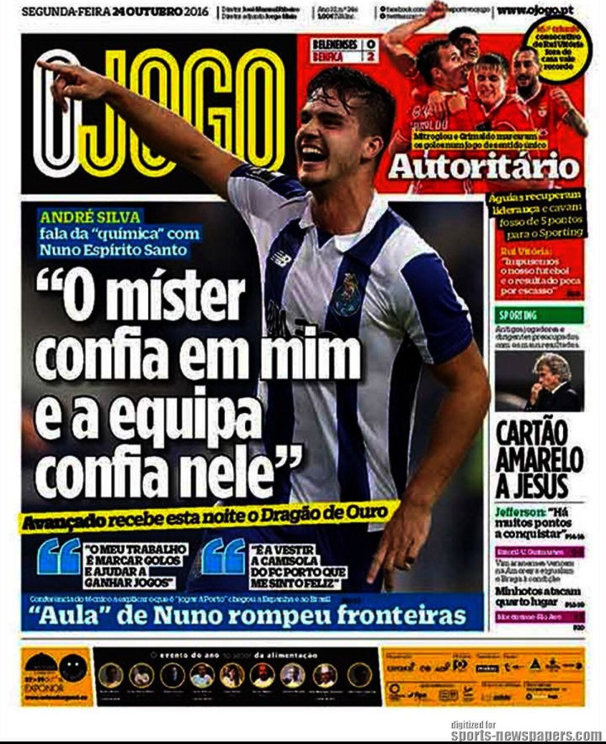 Ce scriu azi ziarele de sport din lume (24 octombrie 2016)