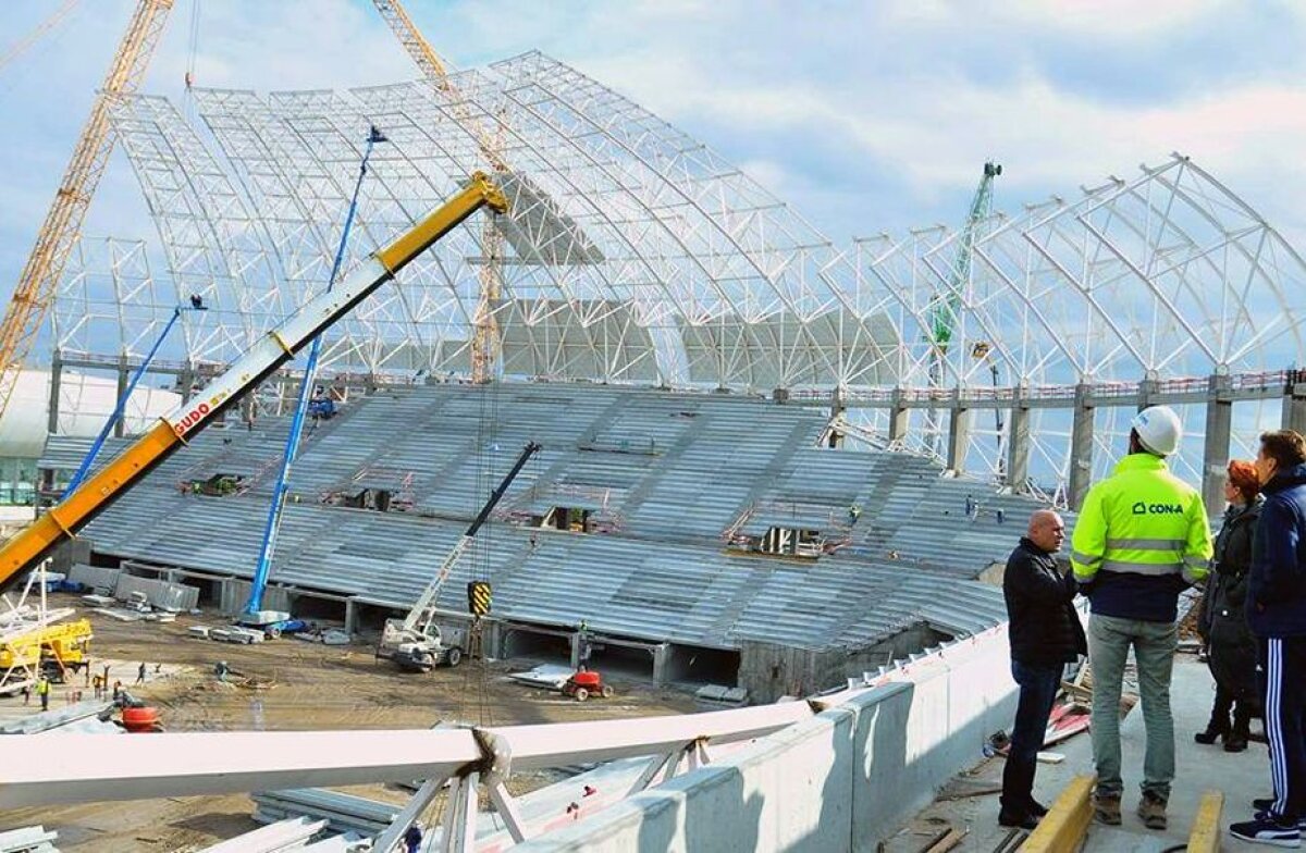 GALERIE FOTO Allianz Arena a Ligii 1! Imagini de ultimă oră cu noua superarenă a României, care au provocat un scandal online