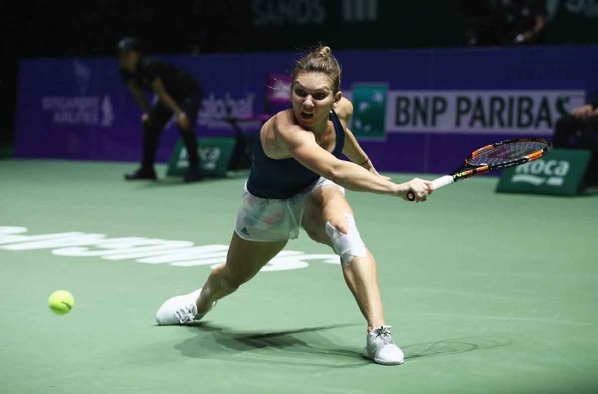 Simona, out! Halep părăsește Turneul Campioanelor după o luptă feroce cu Dominika Cibulkova