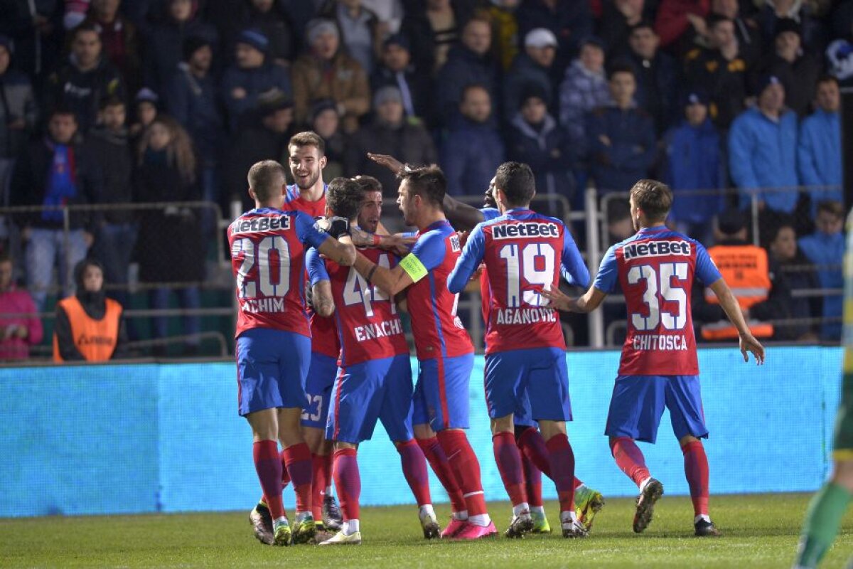 FOTO și VIDEO Steaua, ultima echipă calificată în optimile de finală ale Cupei României » Meci intens în Moldova