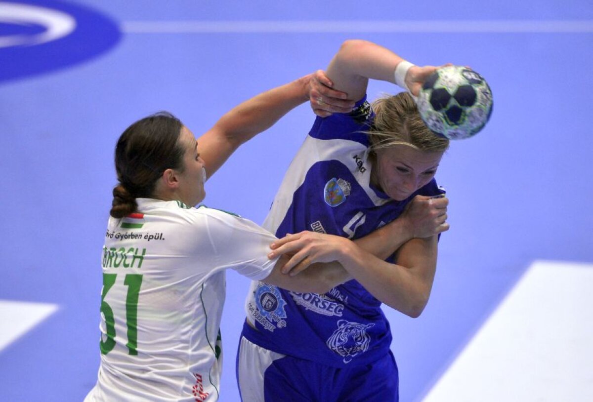 CSM a pierdut reeditarea finalei Ligii Campionilor din sezonul trecut cu Gyor! Bucureștencele au condus la pauză, dar echipa selecționerului României a revenit incredibil