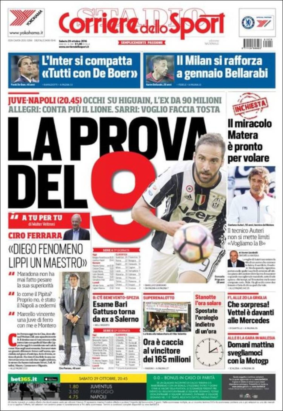 Ce scriu azi ziarele de sport din lume (29 octombrie 2016)