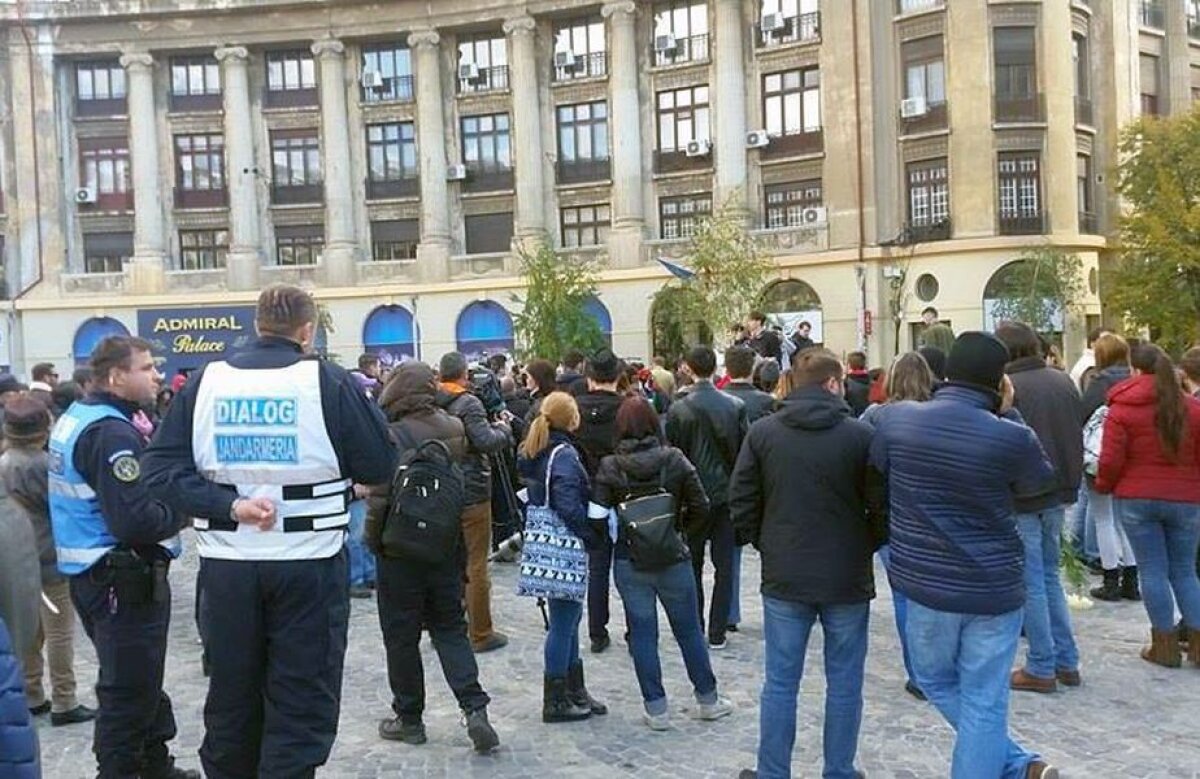 FOTO+VIDEO UPDATE Marș tăcut, la un an de la Colectiv 