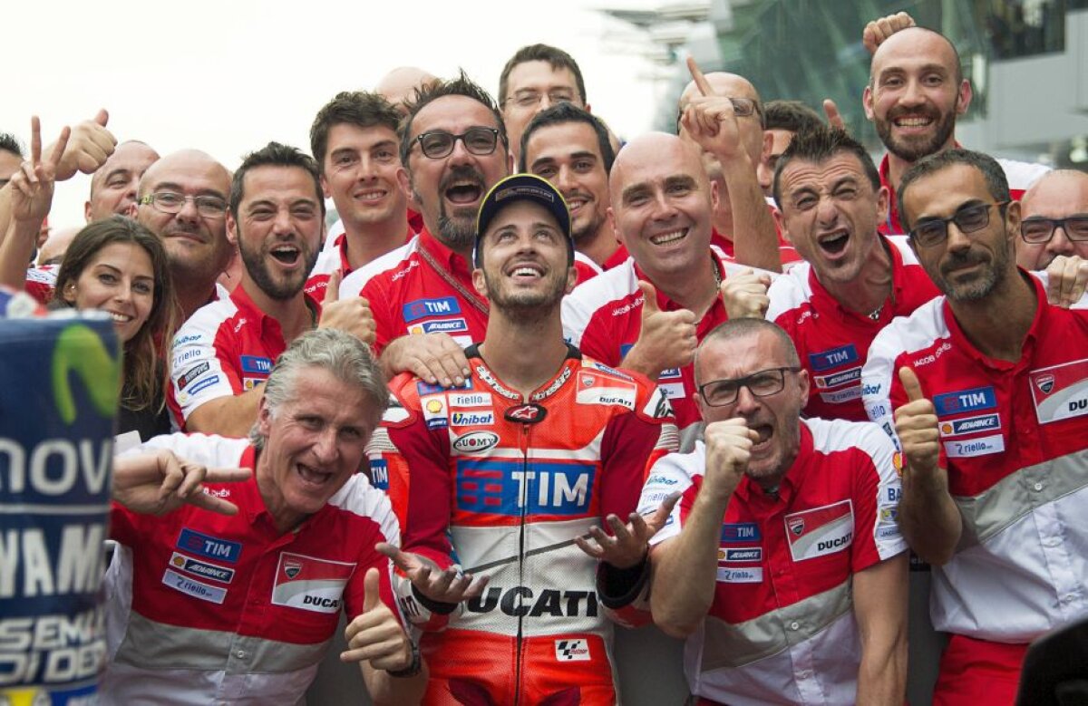 FOTO Andrea Dovizioso s-a impus în Marele Premiu al Malaeziei la MotoGP, reușind a doua victorie în Moto GP » Johann Zarco, din nou campion mondial la clasa intermediară