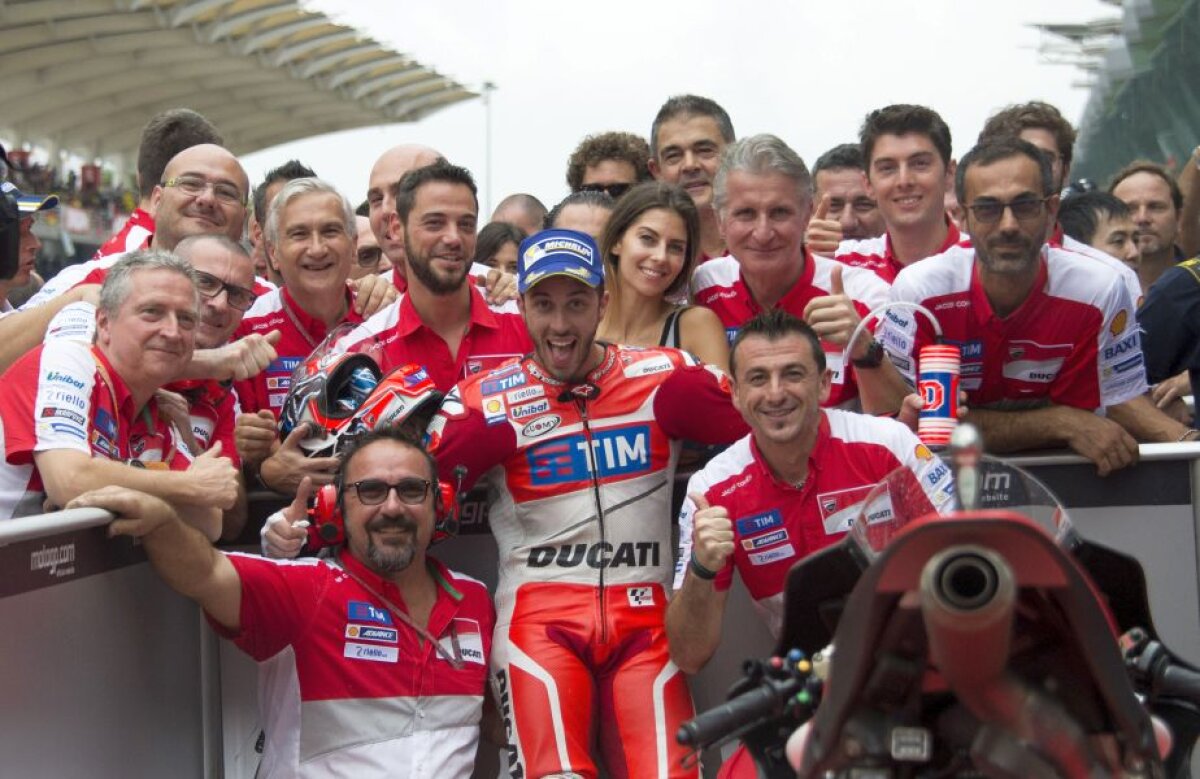 FOTO Andrea Dovizioso s-a impus în Marele Premiu al Malaeziei la MotoGP, reușind a doua victorie în Moto GP » Johann Zarco, din nou campion mondial la clasa intermediară