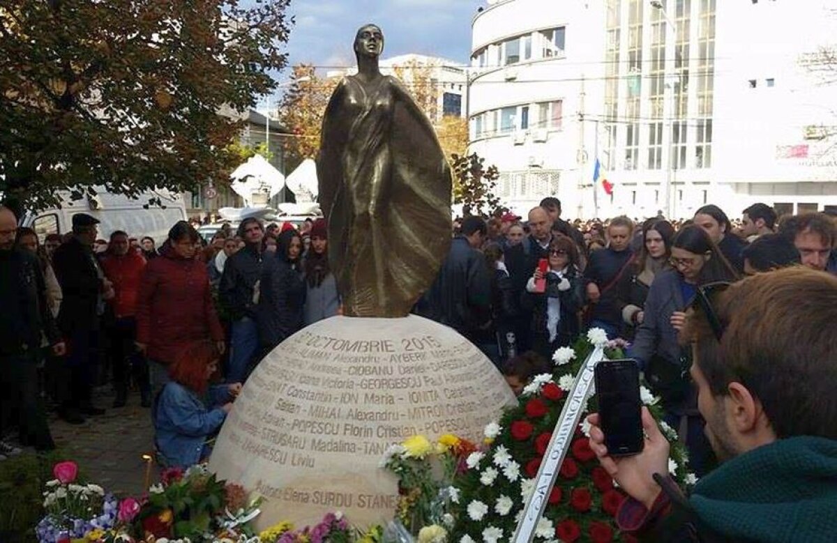 FOTO+VIDEO UPDATE Marș tăcut, la un an de la Colectiv 