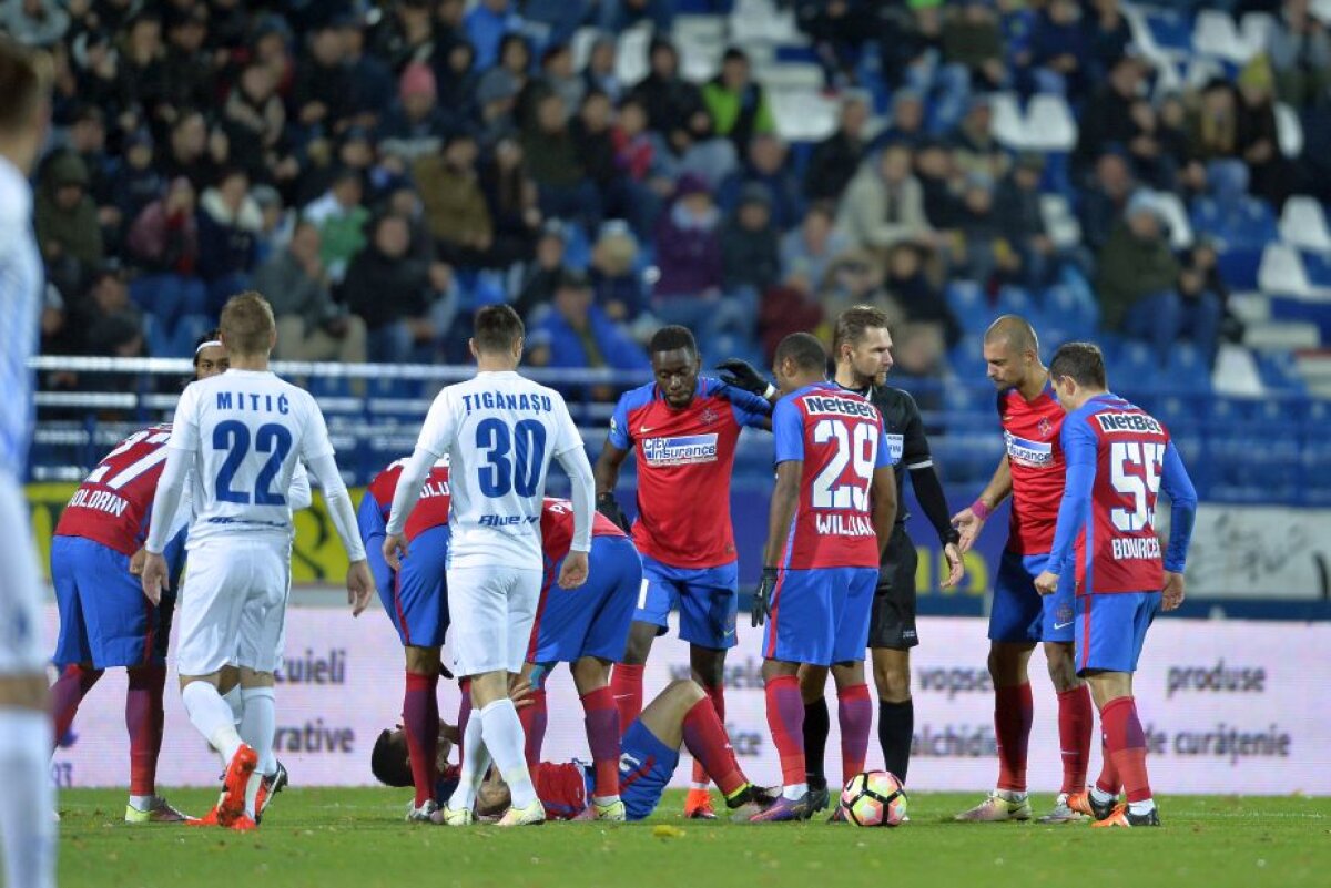 VIDEO + FOTO Lider cu frisoane » Steaua a jucat slab, dar s-a impus la Iași, scor 2-0, la capătul unui meci jucat aproape în întregime în superioritate numerică 