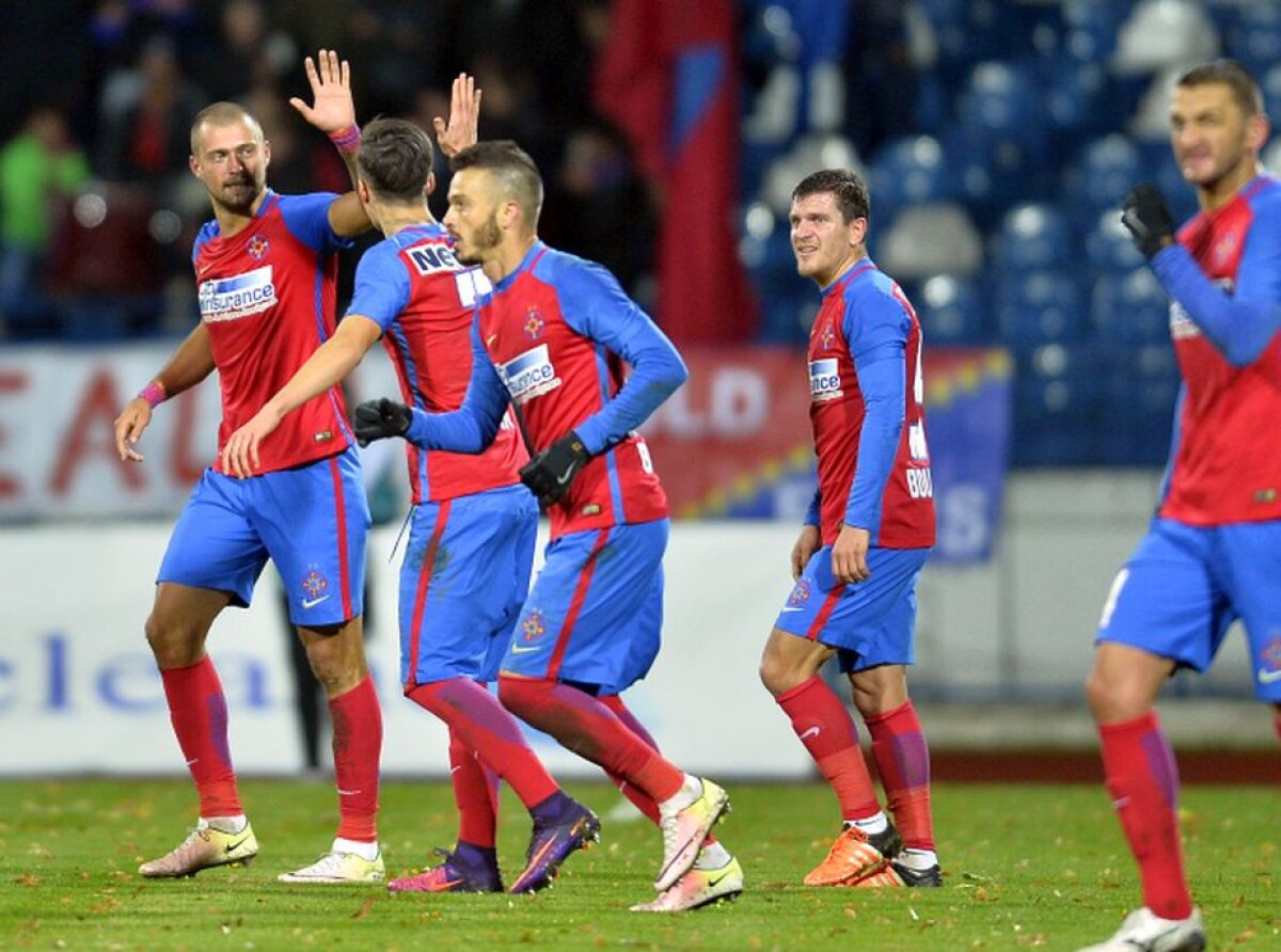 VIDEO + FOTO Lider cu frisoane » Steaua a jucat slab, dar s-a impus la Iași, scor 2-0, la capătul unui meci jucat aproape în întregime în superioritate numerică 