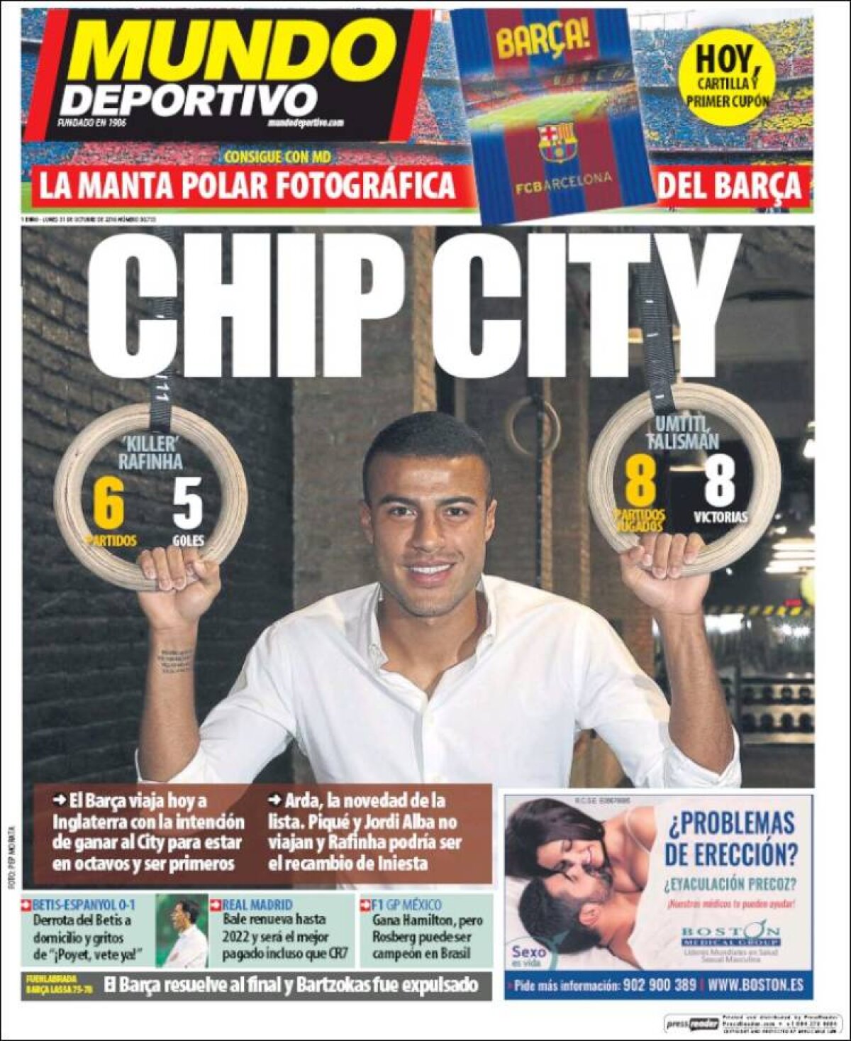 Ce scriu azi ziarele de sport din lume (31 octombrie 2016)