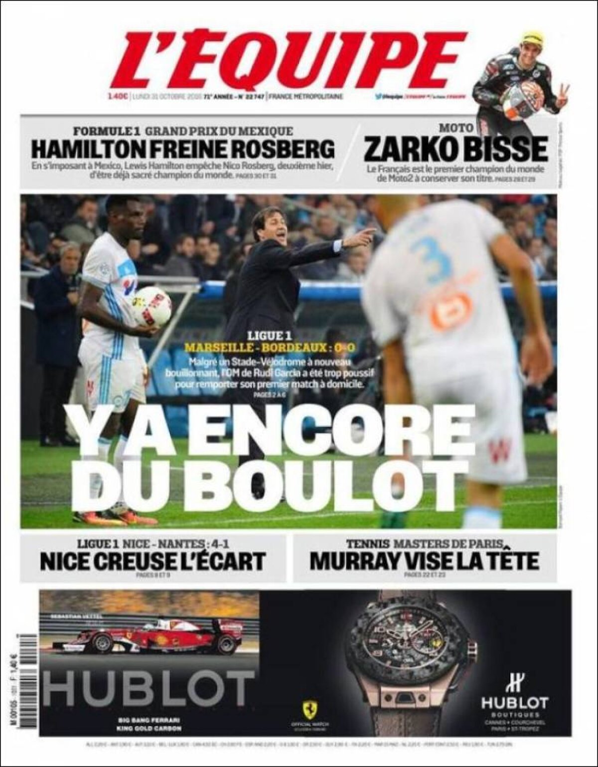 Ce scriu azi ziarele de sport din lume (31 octombrie 2016)