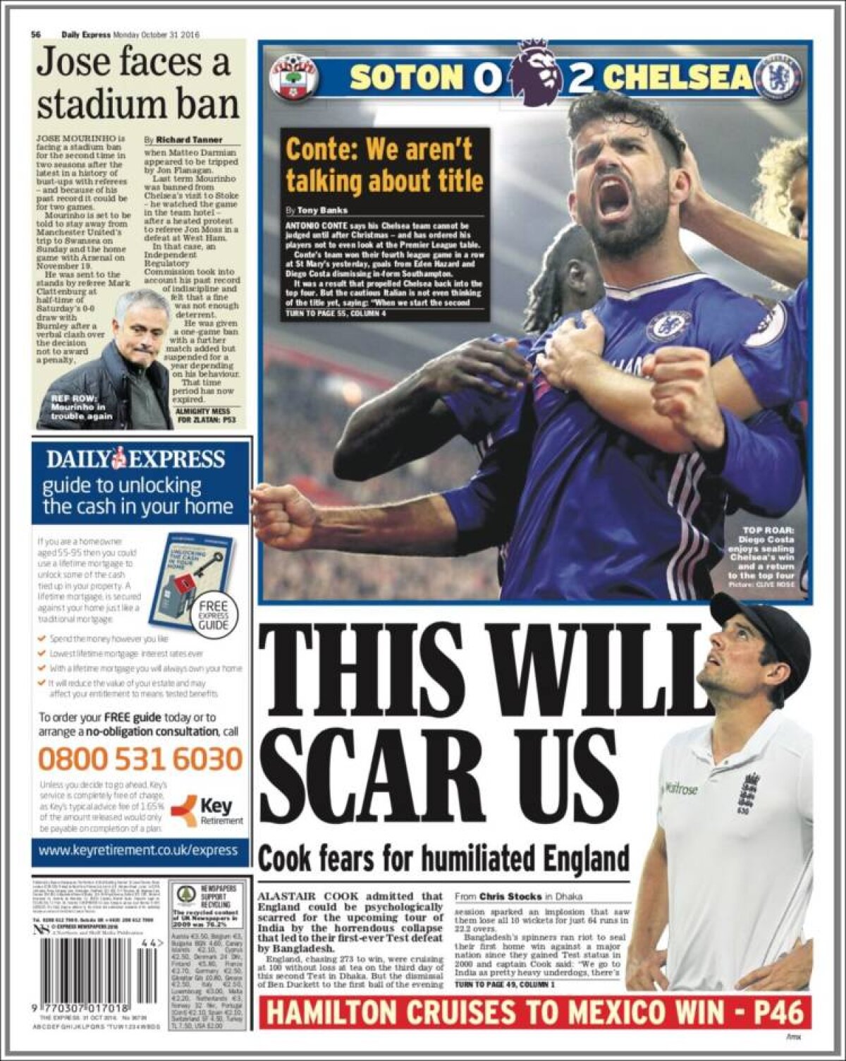 Ce scriu azi ziarele de sport din lume (31 octombrie 2016)