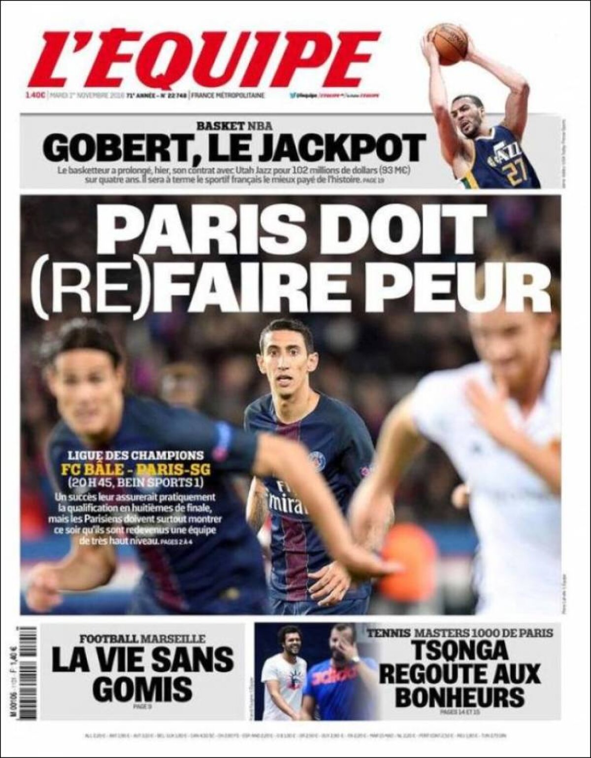 Ce scriu azi ziarele de sport din lume (1 noiembrie 2016)