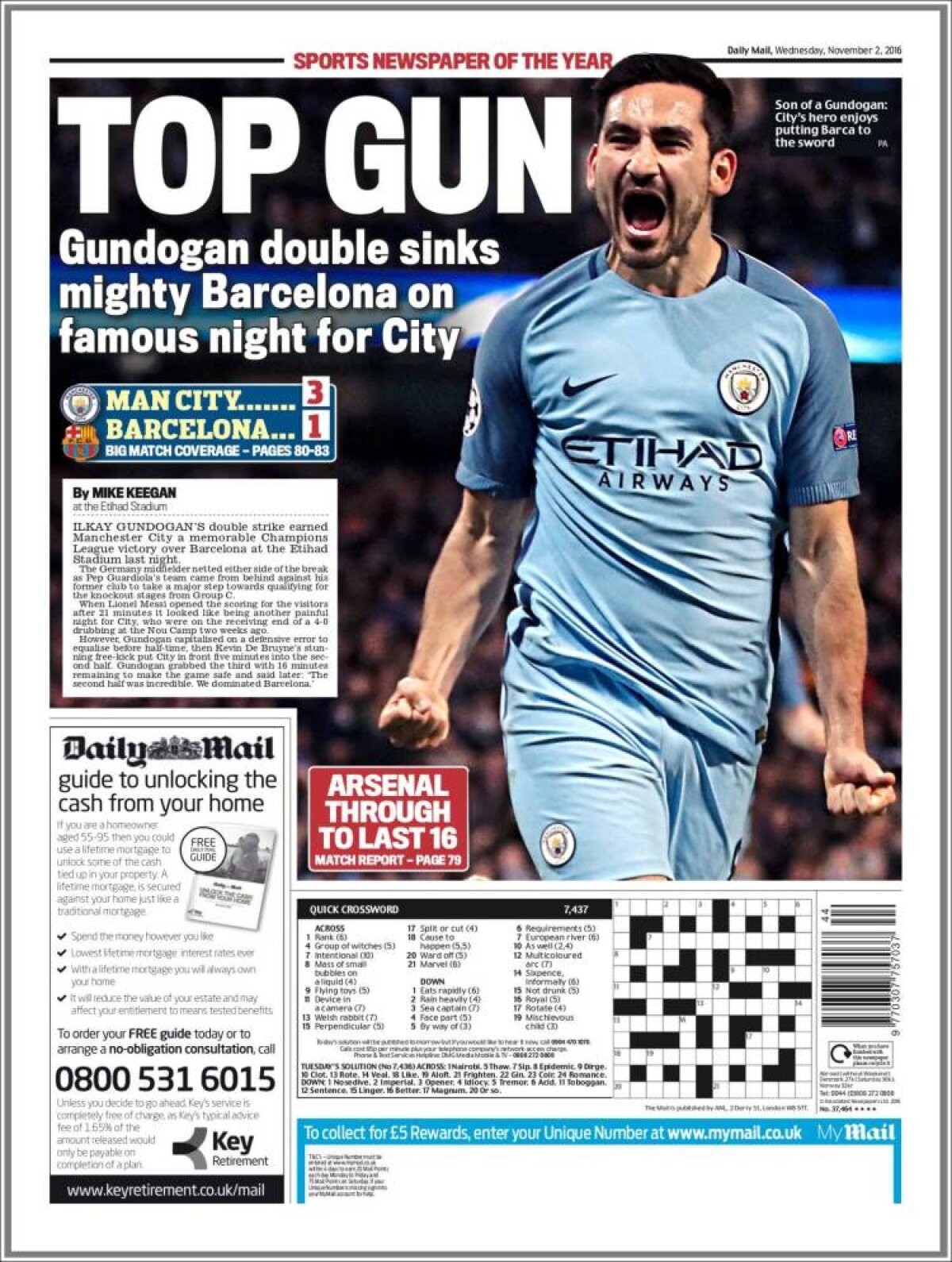 Ce scriu azi ziarele de sport din lume (2 noiembrie 2016)