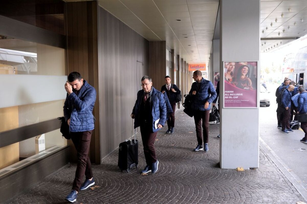 FOTO + VIDEO Steaua a ajuns în Zurich! Jucătorii lui Reghe, extrem de concentrați înainte de meciul decisiv