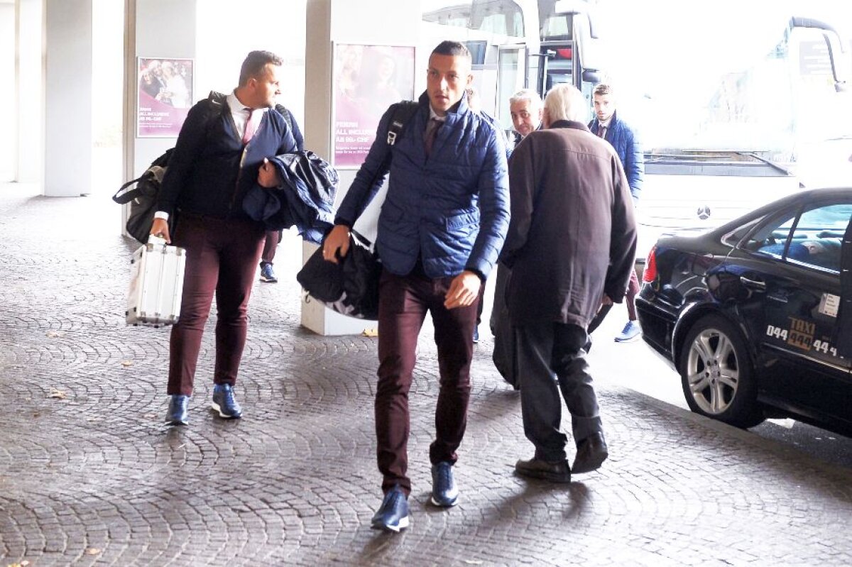 FOTO + VIDEO Steaua a ajuns în Zurich! Jucătorii lui Reghe, extrem de concentrați înainte de meciul decisiv