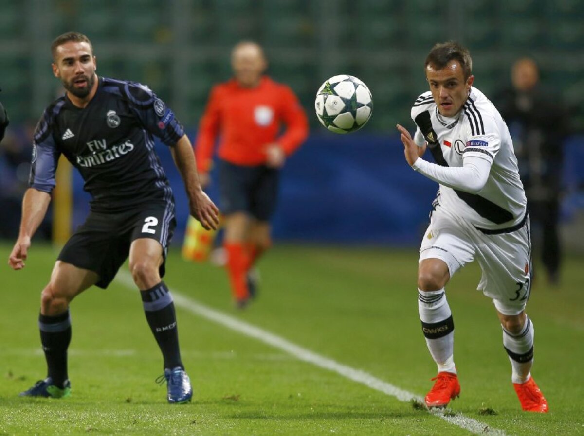 VIDEO+FOTO Surpriză de proporții în Liga Campionilor! Meci de senzație între Legia și Real Madrid » Vezi celelalte rezultate