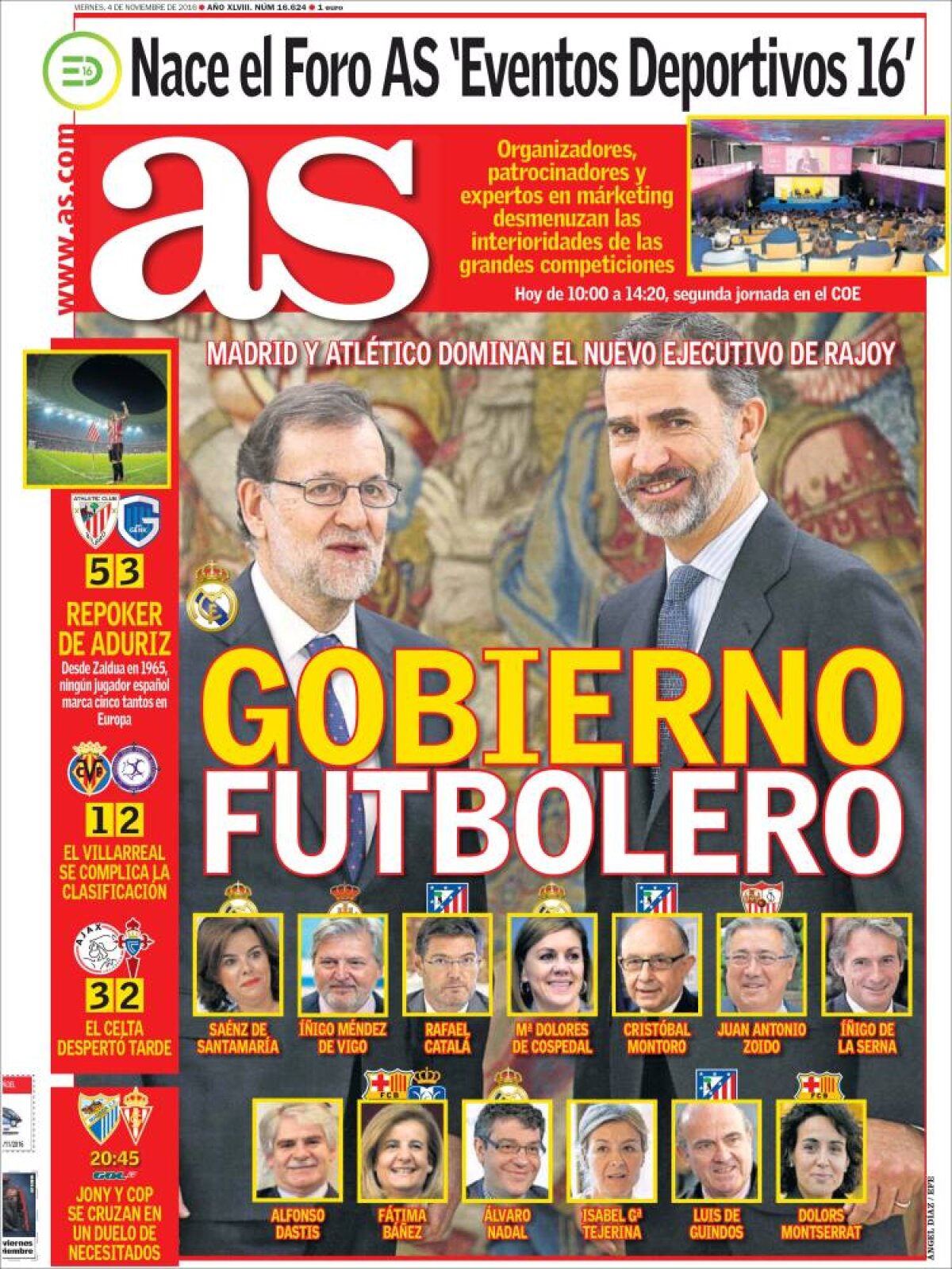 Ce scriu azi ziarele de sport din lume (4 noiembrie 2016)